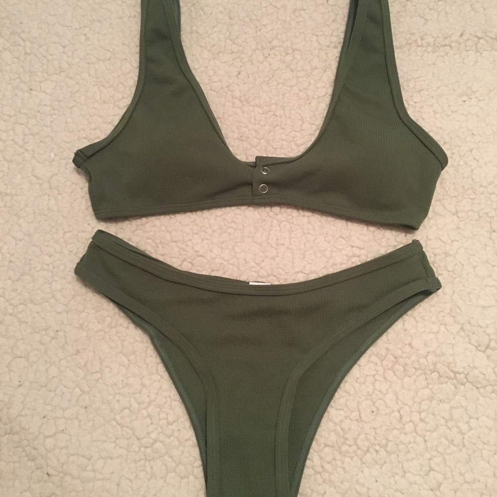SHEIN Forest Green Bikini